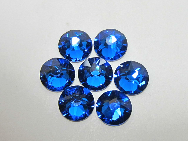 1 Gross 16ss CAPRI BLUE (maxima) HOT FIX PRECIOSA Rhinestones